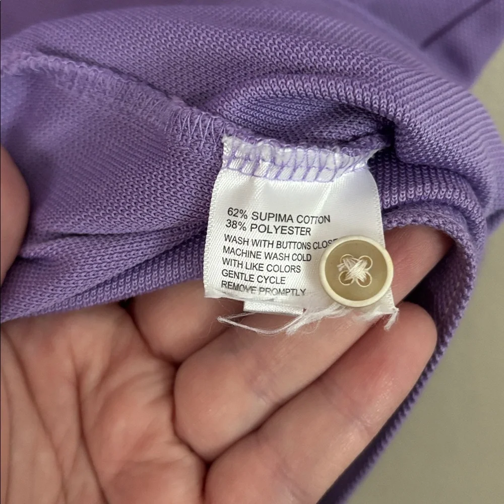 Tommy Bahama Men’s Emfielder IslandZone Polo Purple XXL - Picture 5 of 5